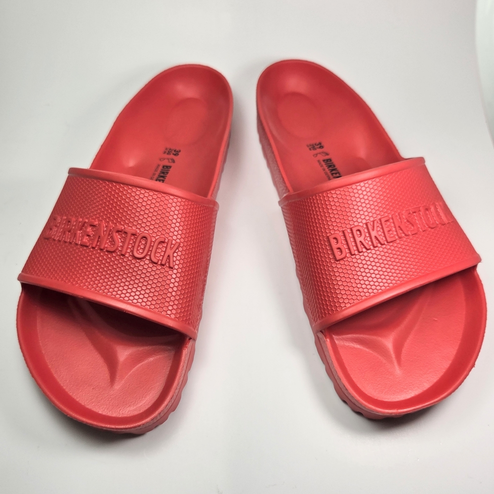 Birkenstock Barbados EVA Active Red Waterproof Slide Sandal EU 39 W 8.5 - Picture 9 of 16